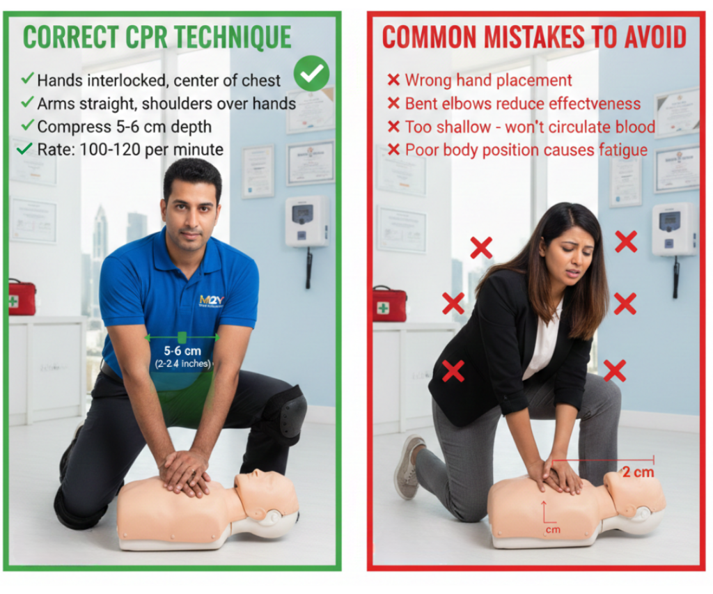 CPR Compression Technique