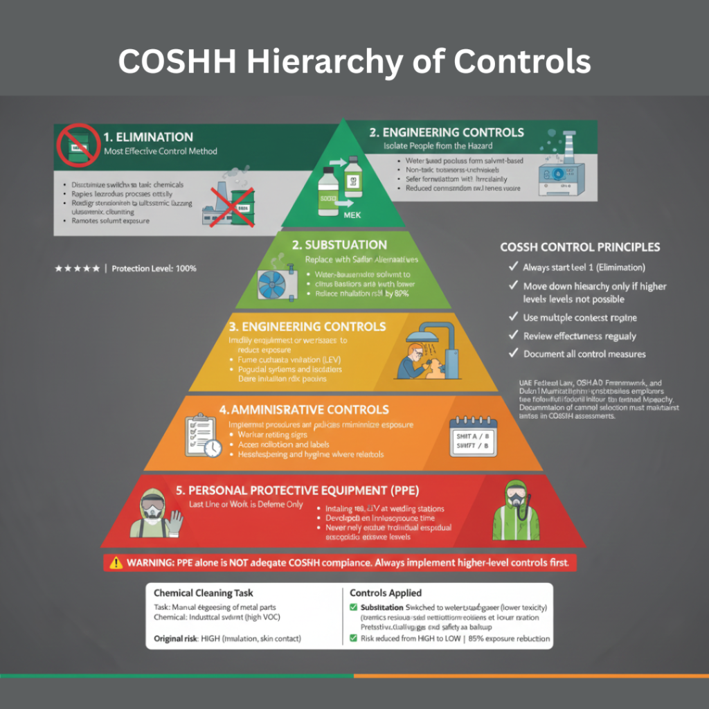 COSHH Hierarchy of Controls