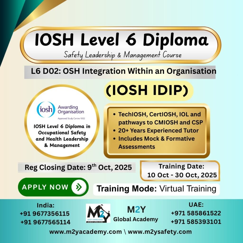 iosh level 6 diploma