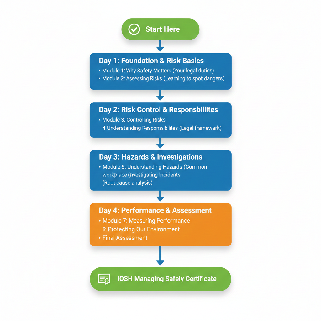 IOSH Managing Safely online learning journey