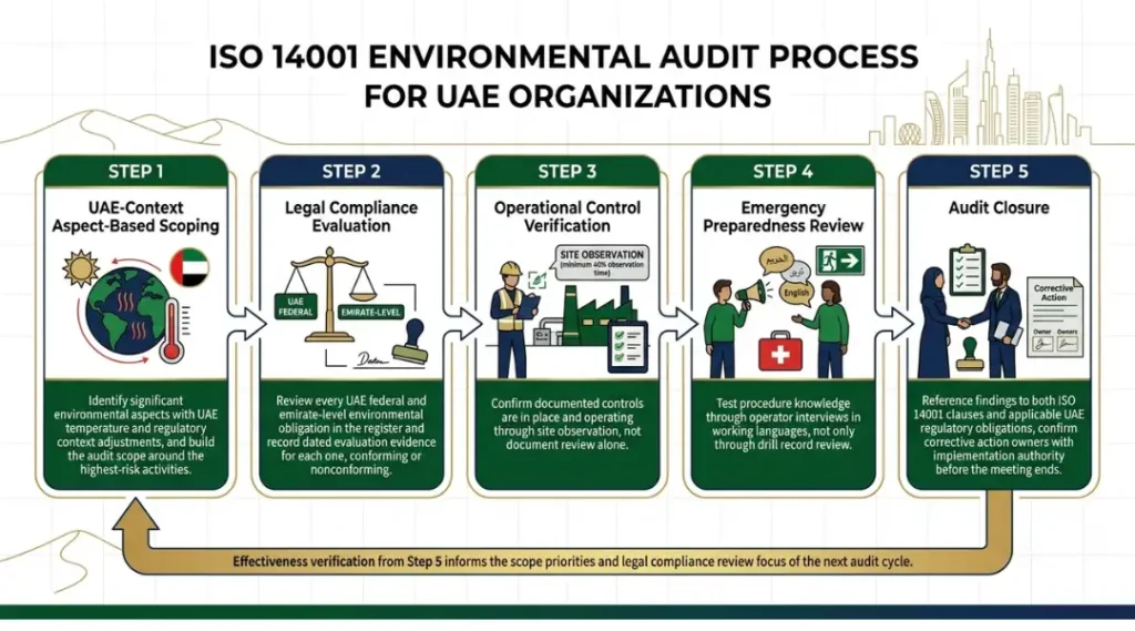 ISO 14001 Environmental Audit Process for UAE Organizations